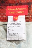 画像3: ヴィヴィアンウエストウッド 中古 / タータンチェックアニマルカットスカート 38 オレンジ  H-25-03-02-035-sk-OD-ZH (3)