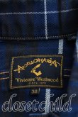 画像3: ANGLOMANIA 中古 / チェックデニムジャケット 38 青  H-25-03-02-004-jc-OD-ZH (3)
