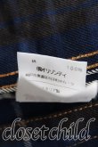 画像5: ANGLOMANIA 中古 / チェックデニムジャケット 38 青  H-25-03-02-004-jc-OD-ZH (5)