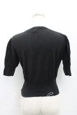 画像2: ヴィヴィアンウエストウッド 中古 / カラーオーブ刺繍サマーニット XS 黒  H-25-03-02-062-to-OD-ZH (2)