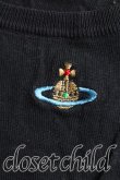 画像6: ヴィヴィアンウエストウッド 中古 / カラーオーブ刺繍サマーニット XS 黒  H-25-03-02-062-to-OD-ZH (6)