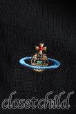 画像6: ヴィヴィアンウエストウッド 中古 / カラーオーブ刺繍カーディガン M 黒  H-25-03-02-077-to-OD-ZH (6)