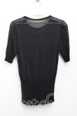 画像2: ヴィヴィアンウエストウッド 中古 / カラーオーブ刺繍シースルートップス S 黒  H-25-03-02-079-to-OD-ZH (2)