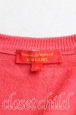 画像3: ヴィヴィアンウエストウッド 中古 / カラーオーブ刺繍ラウンドニット S サーモン  H-25-03-02-098-to-OD-ZH (3)