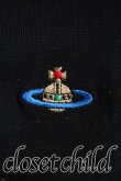画像6: ヴィヴィアンウエストウッド MAN 中古 / カラーオーブ刺繍ポロニット S 黒  H-25-03-02-099-to-OD-ZH (6)