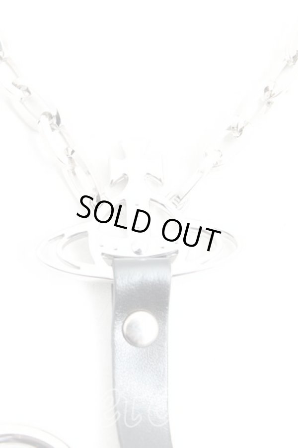 画像4: ヴィヴィアンウエストウッド 中古 / BELTS ORBチェーンハーネス  黒  H-25-03-02-102-ac-OD-ZH (4)