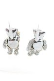 画像4: ヴィヴィアンウエストウッド 中古 / リトルテディベアピアス  ガンメタ  H-25-03-02-110-er-OD-ZH (4)