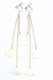 画像2: ヴィヴィアンウエストウッド 中古 / マルチチャームイヤリング  ゴールド  H-25-03-02-111-er-OD-ZH (2)