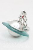 画像2: ヴィヴィアンウエストウッド 中古 / オーブラバーキーリング  シルバー  H-25-03-02-116-gd-OD-ZH (2)