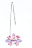 画像3: ヴィヴィアンウエストウッド 中古 / クロスボーンディアマンテハートネックレス  ピンク  H-25-03-02-117-nl-IN-ZH (3)