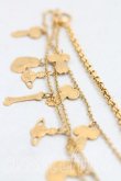 画像2: ヴィヴィアンウエストウッド 中古 / マルチチャームネックレス  ゴールド  H-25-03-02-119-nl-OD-ZH (2)