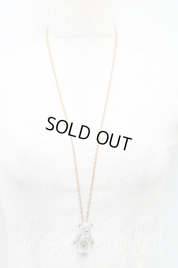 画像4: ヴィヴィアンウエストウッド 中古 / テディベアペンダント  ゴールド  H-25-03-02-121-nl-OD-ZH (4)