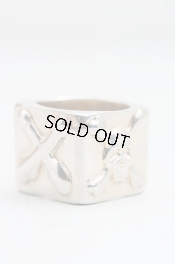 画像2: ヴィヴィアンウエストウッド 中古 / スクエアリング M シルバー  H-25-03-02-127-rg-OD-ZH (2)