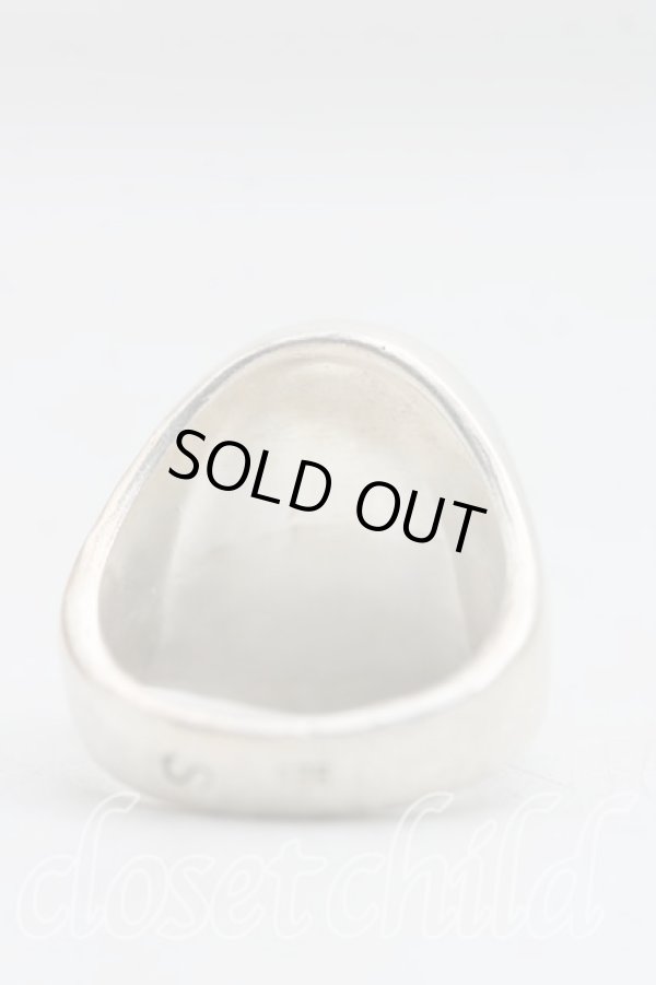 画像4: ヴィヴィアンウエストウッド 中古 / オーバルシールリング S シルバー  H-25-03-02-139-rg-OD-ZH (4)