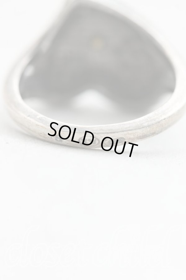 画像5: ヴィヴィアンウエストウッド 中古 / アシンメトリックディアマンテハートリング S ガンメタ  H-25-03-02-141-rg-OD-ZH (5)