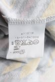 画像4: ANGLOMANIA 中古 / 幾何学柄ギャザーワンピース 38 灰  H-25-03-02-013-op-OD-ZH (4)