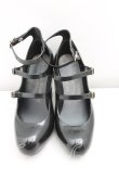 画像2: ヴィヴィアンウエストウッド×Melissa 中古 / 3ストラップエレベーテッドシューズ 37 黒  H-25-03-02-147-sh-OD-ZH (2)