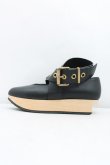 画像3: ヴィヴィアンウエストウッド 中古 / BUCKLE BALERINA CALF シューズ 24cm位 黒  H-25-03-02-149-sh-OD-ZH (3)