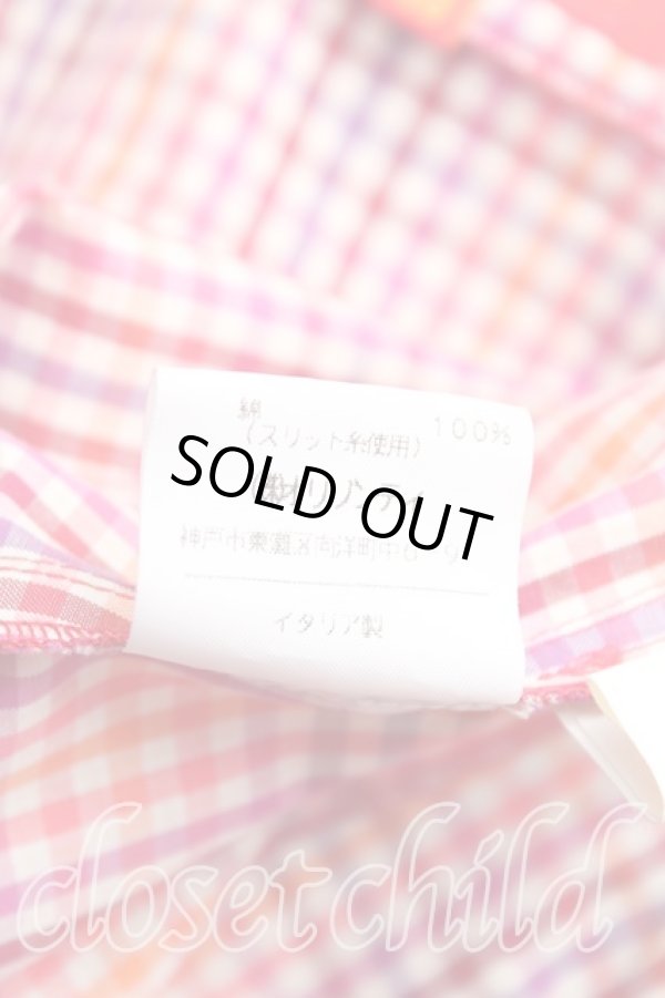 画像5: ヴィヴィアンウエストウッド 中古 / カラーオーブ刺繍ホルターネックワンピース 38 オレンジ  H-25-03-02-016-op-OD-ZH (5)