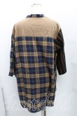 画像2: ヴィヴィアンウエストウッド 中古 / ランダムストライププリーツシャツ 00 カーキ  H-25-03-09-022-bl-OD-ZH (2)
