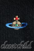 画像4: ヴィヴィアンウエストウッド MAN 中古 / カラーオーブ刺繍フーディニット M 黒  H-25-03-09-043-to-IN-ZH (4)