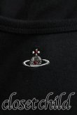 画像6: ヴィヴィアンウエストウッド 中古 / オーブ刺繍長袖カットソー 02 黒  H-25-03-09-053-to-OD-ZH (6)