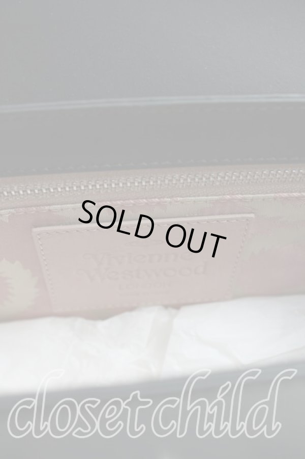 画像4: ヴィヴィアンウエストウッド 中古 / ALEX LARGE HANDBAG  黒  H-25-03-09-054-ba-IN-ZH (4)