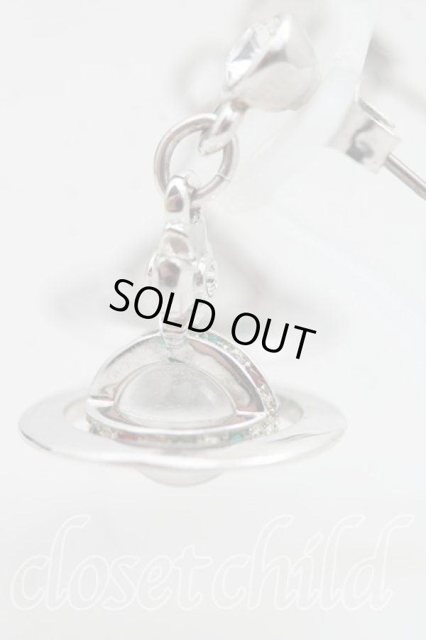 画像3: ヴィヴィアンウエストウッド 中古 / プチオーブドロップイヤリング  シルバー  H-25-03-09-058-er-IN-ZH (3)