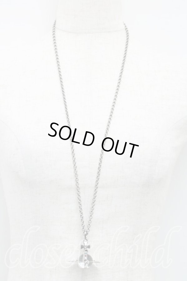 画像6: ヴィヴィアンウエストウッド 中古 / スモールオーブネックレス  ガンメタ  H-25-03-09-060-nl-OD-ZH (6)