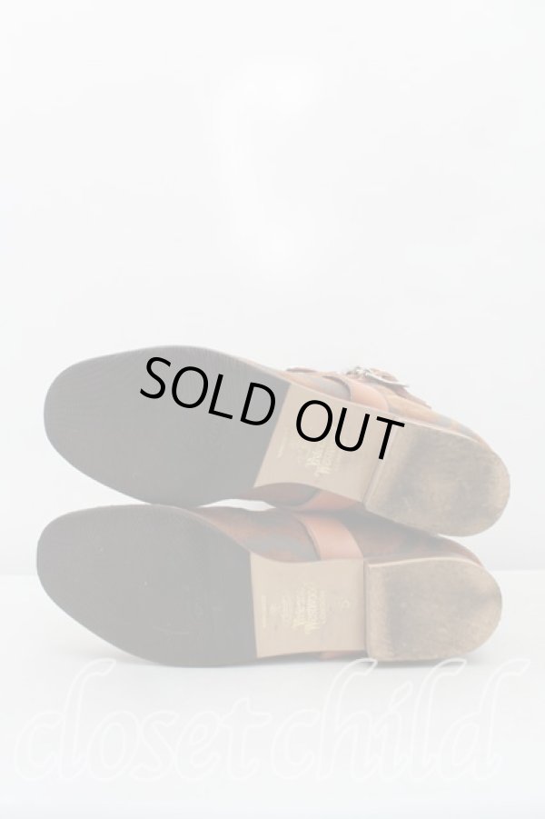 画像5: ヴィヴィアンウエストウッド 中古 / スクイグルパイレーツシューズ UK5 茶  H-25-03-09-066-sh-OD-ZH (5)