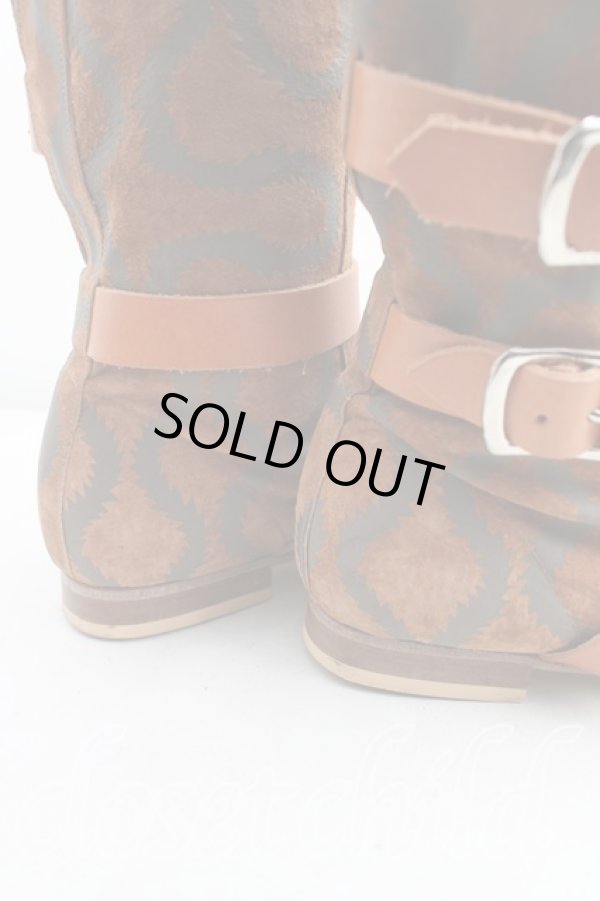 画像6: ヴィヴィアンウエストウッド 中古 / スクイグルパイレーツシューズ UK5 茶  H-25-03-09-066-sh-OD-ZH (6)