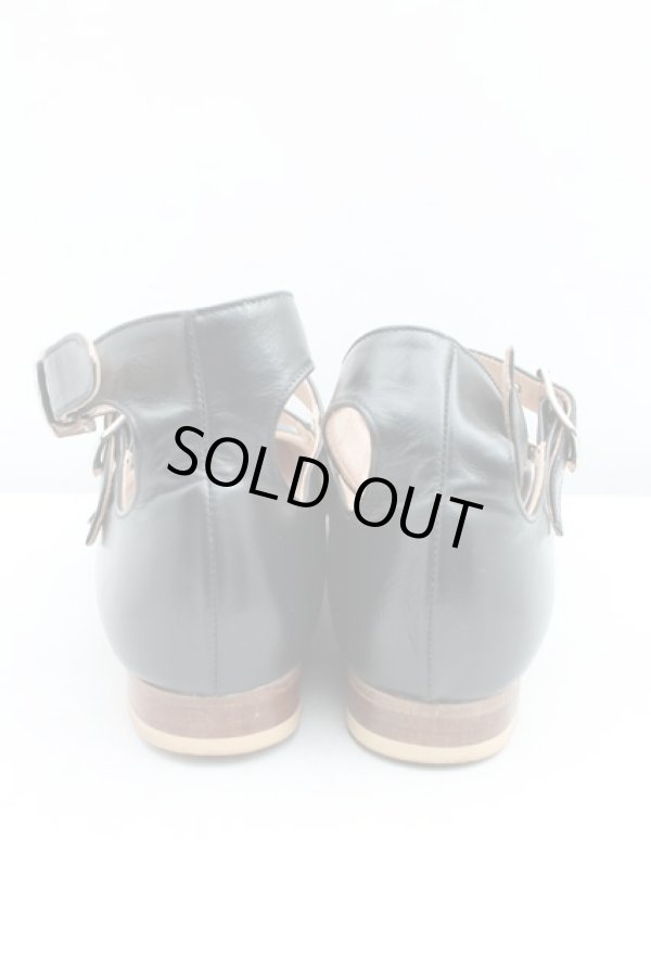 画像4: ヴィヴィアンウエストウッド 中古 / ロマン3ストラップシューズ UK6 黒  H-25-03-09-067-sh-OD-ZH (4)