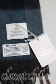画像3: ヴィヴィアンウエストウッド 中古 / 大判タータンチェックストール  青×茶  H-25-03-09-069-gd-IN-ZH (3)
