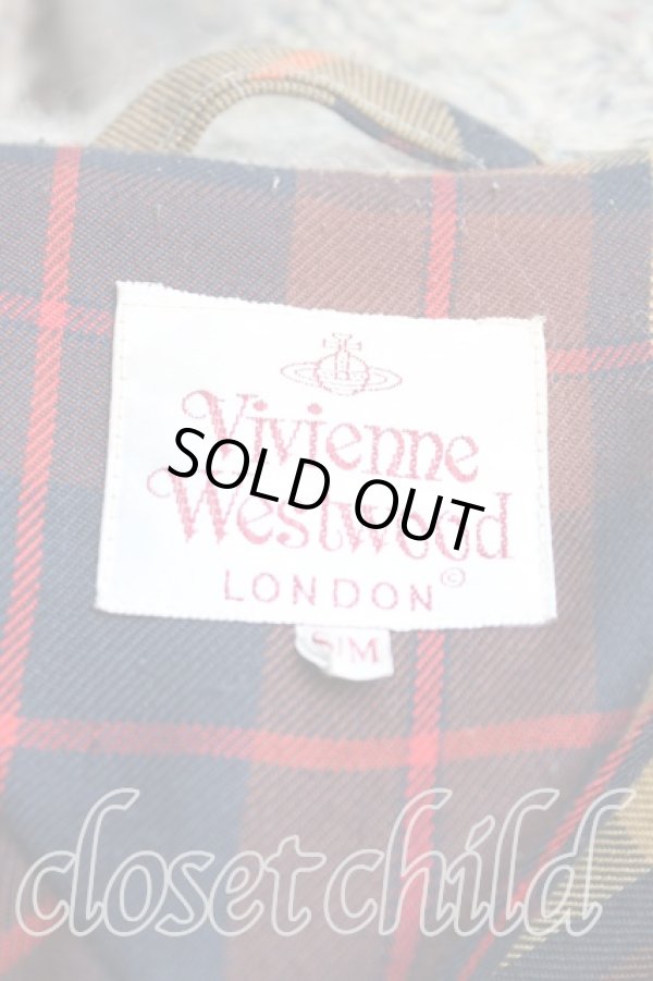 画像3: ヴィヴィアンウエストウッド 中古 / ボンバージャケット S/M オレンジ  H-25-03-09-012-co-OD-ZH (3)