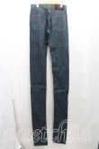 画像2: ANGLOMANIA 中古 / 錦糸ロールアップデニム W26 インディゴ  H-25-03-09-014-pa-OD-ZH (2)