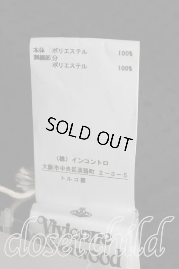 画像5: ヴィヴィアンウエストウッド 中古 / メッシュパフスリーブトップス M 黒  H-25-03-16-021-to-OD-ZH (5)