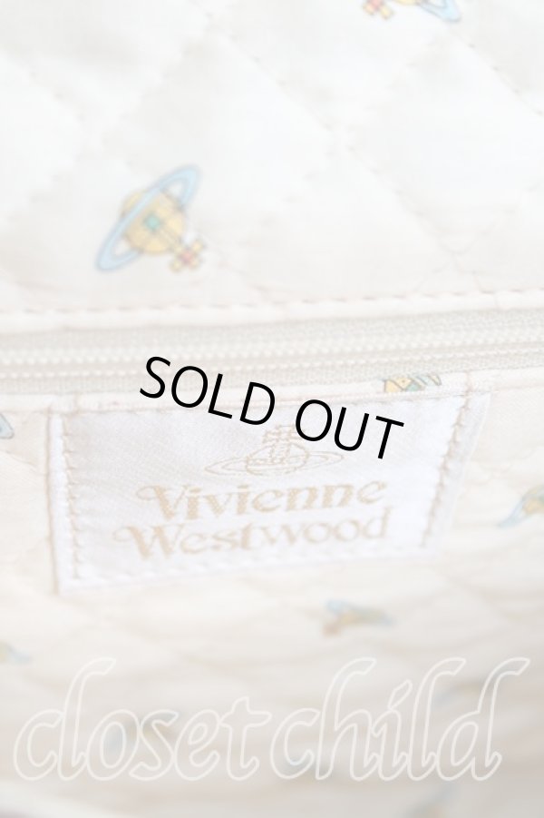 画像4: ヴィヴィアンウエストウッド 中古 / レザーショルダーバッグ  茶  H-25-03-16-023-ba-IN-ZH (4)