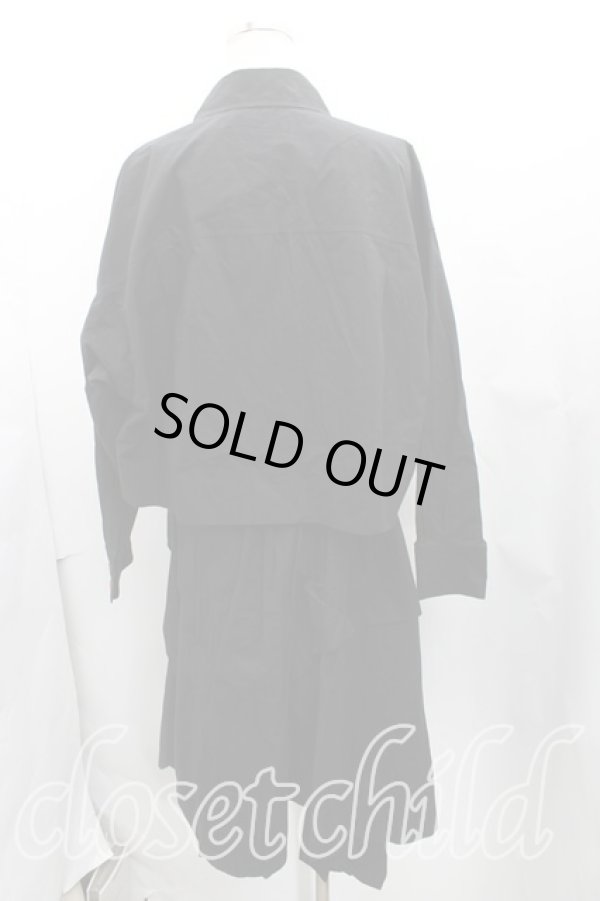 画像2: ヴィヴィアンウエストウッド 中古 / コットンタイプライター3WAYシャツドレス 00 黒  H-25-03-16-003-op-IN-ZH (2)