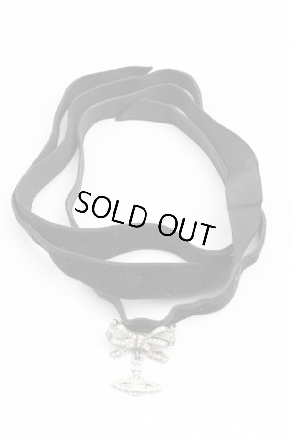 画像3: ヴィヴィアンウエストウッド 中古 / ボウオーブチョーカー  シルバー  H-25-03-16-024-nl-OD-ZH (3)