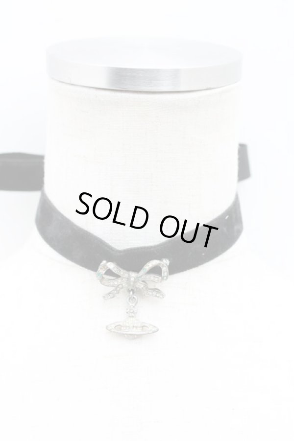 画像4: ヴィヴィアンウエストウッド 中古 / ボウオーブチョーカー  シルバー  H-25-03-16-024-nl-OD-ZH (4)