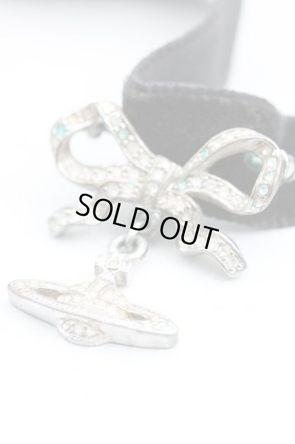 画像5: ヴィヴィアンウエストウッド 中古 / ボウオーブチョーカー  シルバー  H-25-03-16-024-nl-OD-ZH (5)