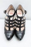 画像2: ヴィヴィアンウエストウッド 中古 / グラディエーターヒールパンプス 39 黒  H-25-03-16-025-sh-OD-ZH (2)