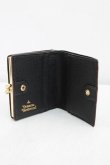 画像3: ヴィヴィアンウエストウッド 中古 / エグゼクティブガマ口折財布  黒  H-25-03-16-028-wa-IN-ZH (3)