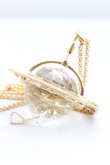 画像2: ヴィヴィアンウエストウッド 中古 / Crystal Dropジャイアントペンダント  ゴールド  H-25-03-16-049-nl-OD-ZH (2)
