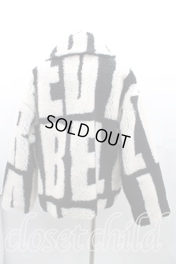 画像2: ヴィヴィアンウエストウッド 中古 / RED LABELZIPボアジャケット 00 黒×白  H-25-03-16-006-co-IN-ZH (2)
