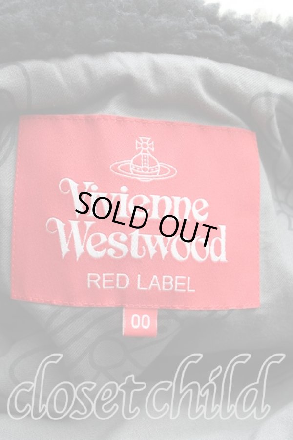 画像3: ヴィヴィアンウエストウッド 中古 / RED LABELZIPボアジャケット 00 黒×白  H-25-03-16-006-co-IN-ZH (3)