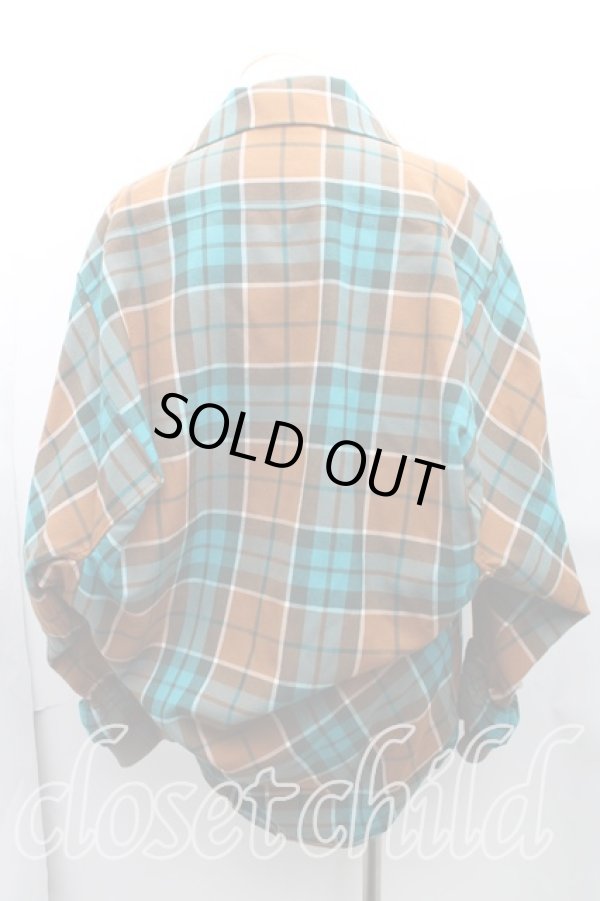 画像2: ヴィヴィアンウエストウッド MAN 中古 / TARTANブルゾン FREE 茶  H-25-03-16-007-co-OD-ZH (2)