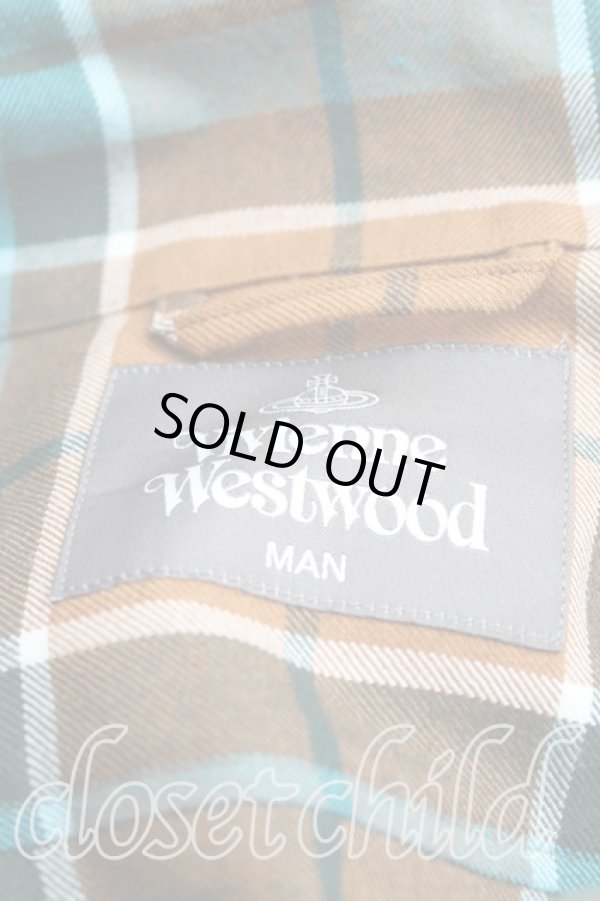 画像3: ヴィヴィアンウエストウッド MAN 中古 / TARTANブルゾン FREE 茶  H-25-03-16-007-co-OD-ZH (3)