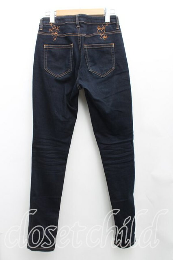 画像2: ANGLOMANIA 中古 / WAR&PEACEスキニーデニム W25 インディゴ  H-25-03-16-008-pa-IN-ZH (2)