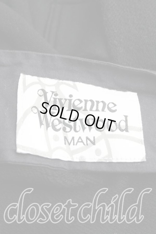 画像3: ヴィヴィアンウエストウッド MAN 中古 / フラップスウェットトップス FREE 黒  H-25-03-16-016-to-IN-ZH (3)